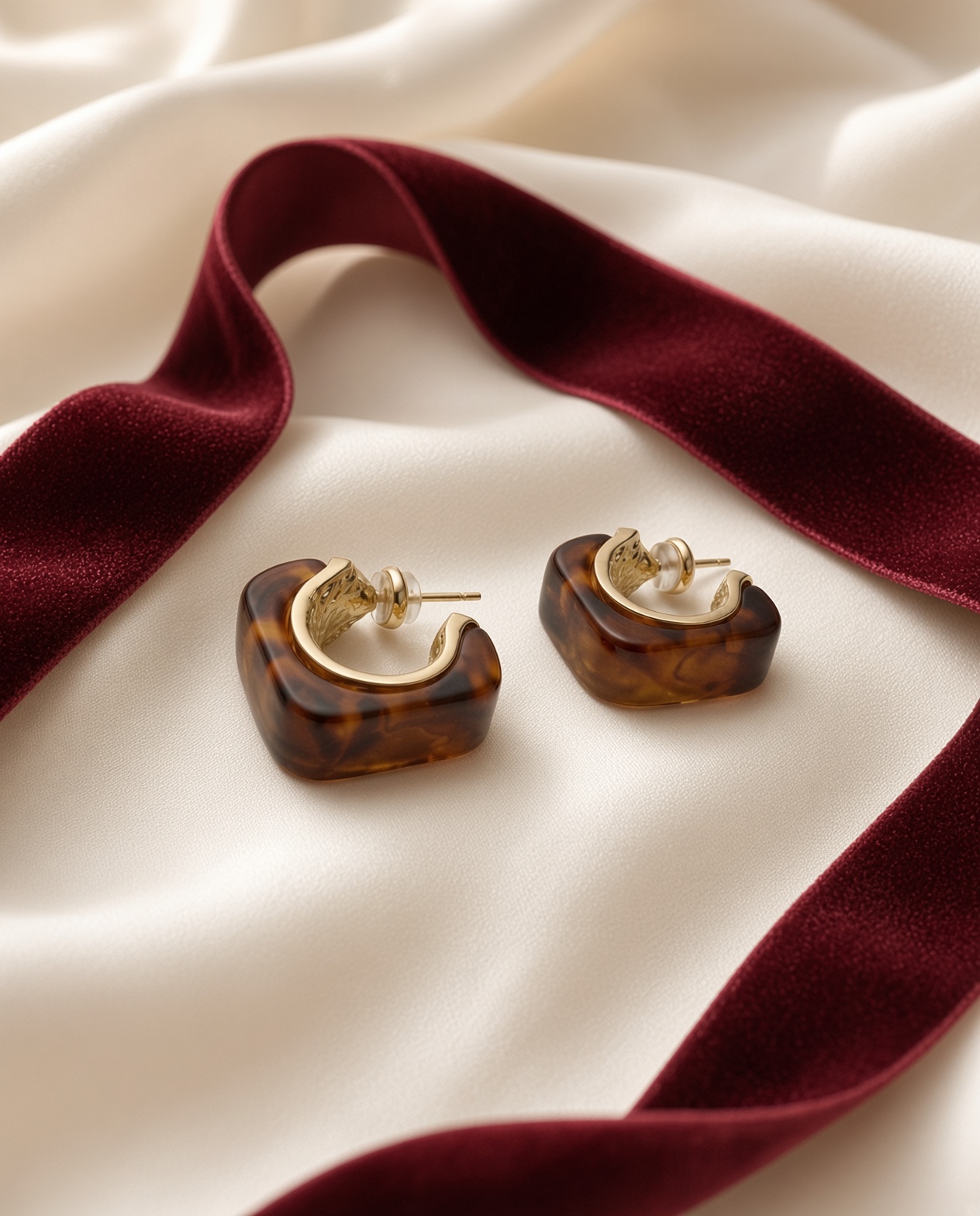 Embrace In Brown Earrings